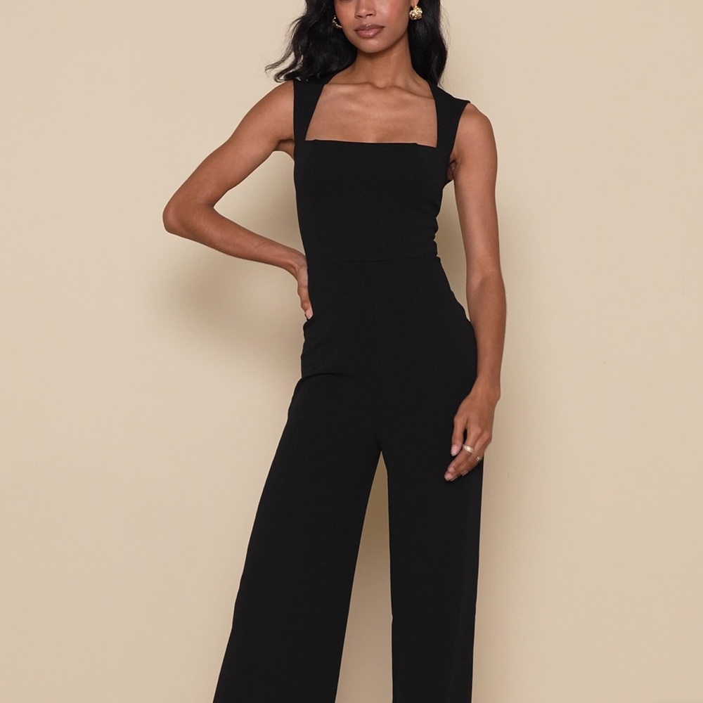 Lulu's Classic Black Jumpsuit